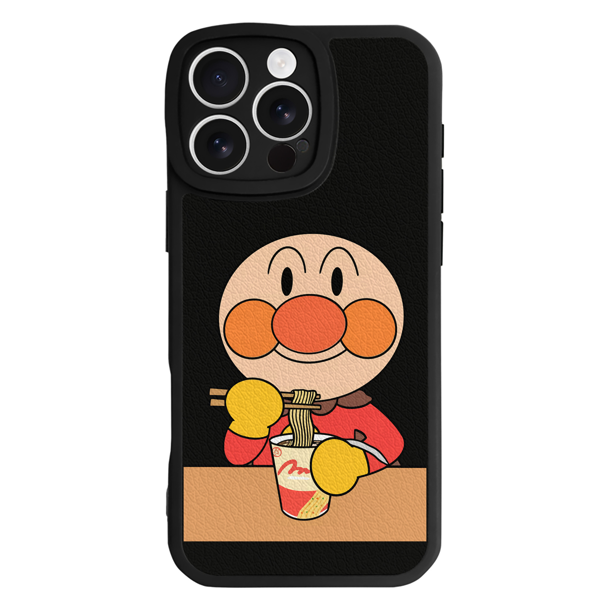 （画像用） アンパンマン Anpanman 【iPhone 16シリーズ対応】シリコンスマホケース（レザー調） 材質：シリコン
